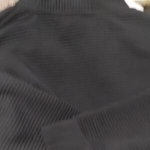 Danskin Women's Black Ribbed Turtleneck Sweater